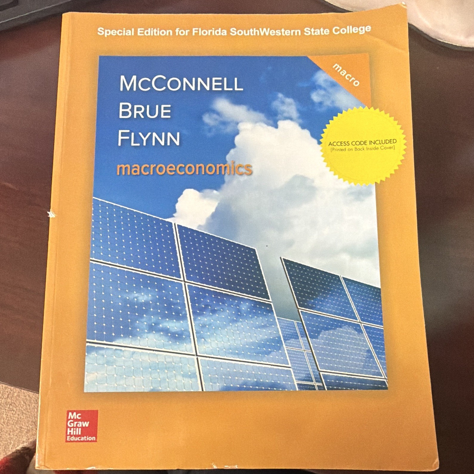 McGraw Hill Education Macroeconomics Special Edition Paperback 2017 Access Code