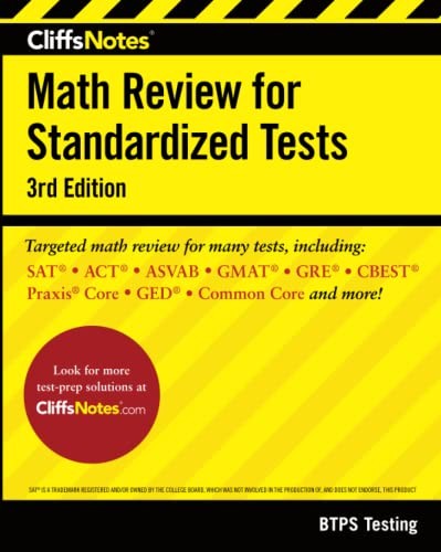 Cliffsnotes Math Review for Standardiz…, Btps Testing