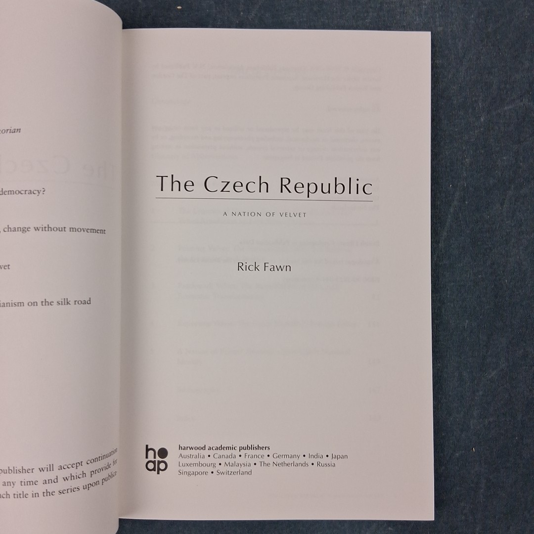 The Czech Republic Nation of Velvet | Fawn |Postcommunist History OOP EXCELLENT