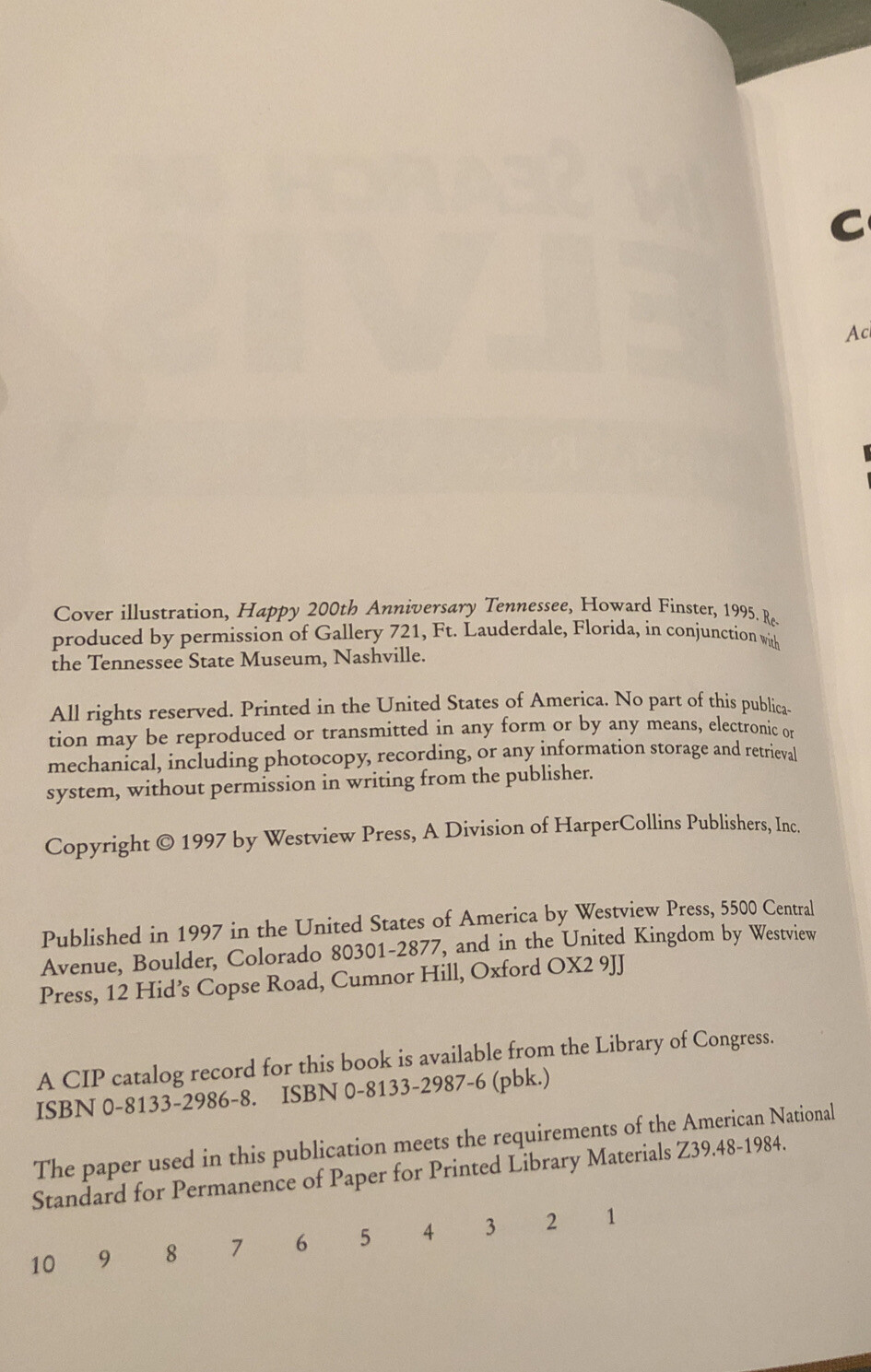 In Search of Elvis: Music, Race, Art, Religion edited by Vernon Chadwick (1997)