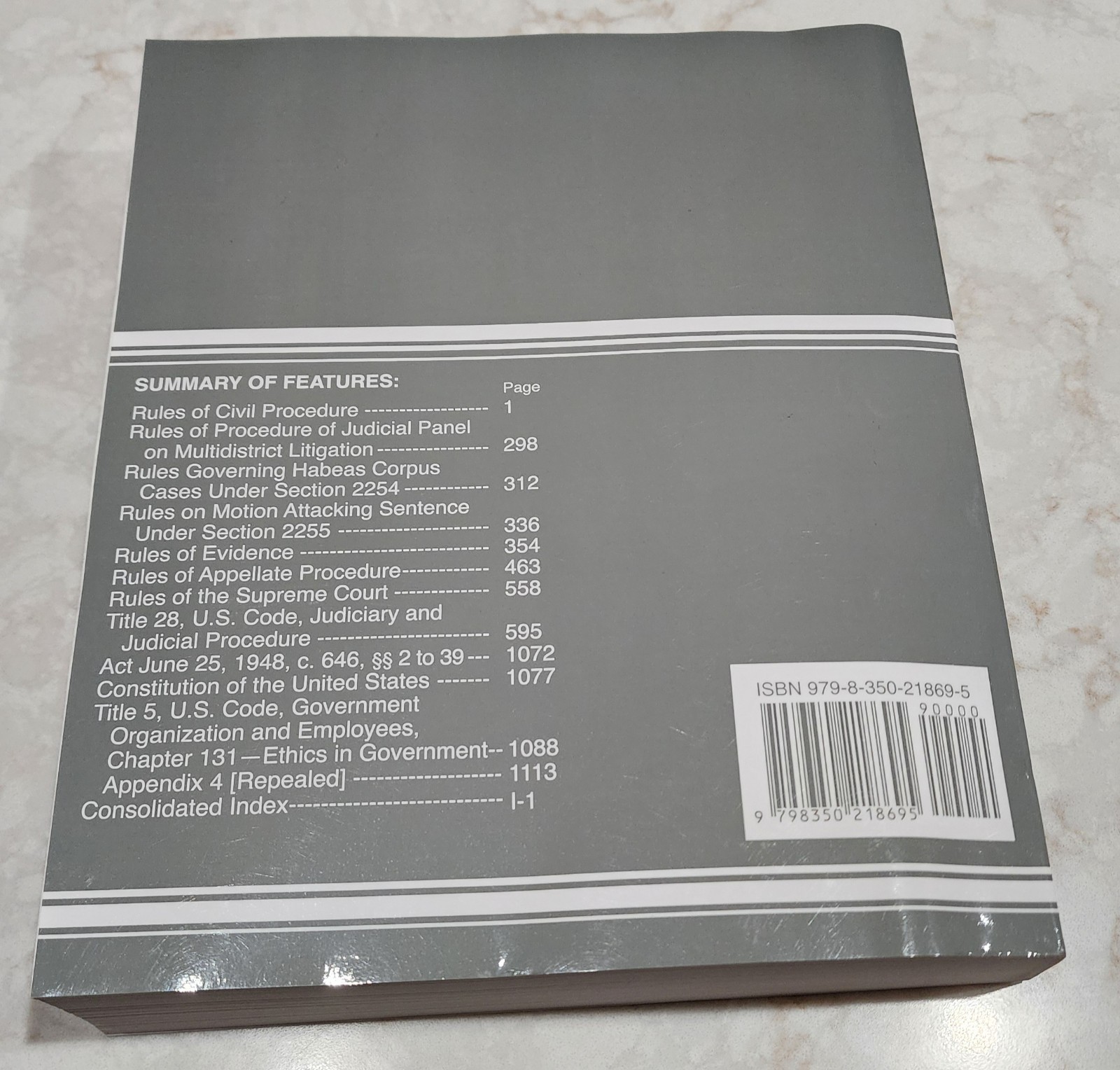 2026 Federal Civil Judicial Procedure & Rules Thomson Reuters