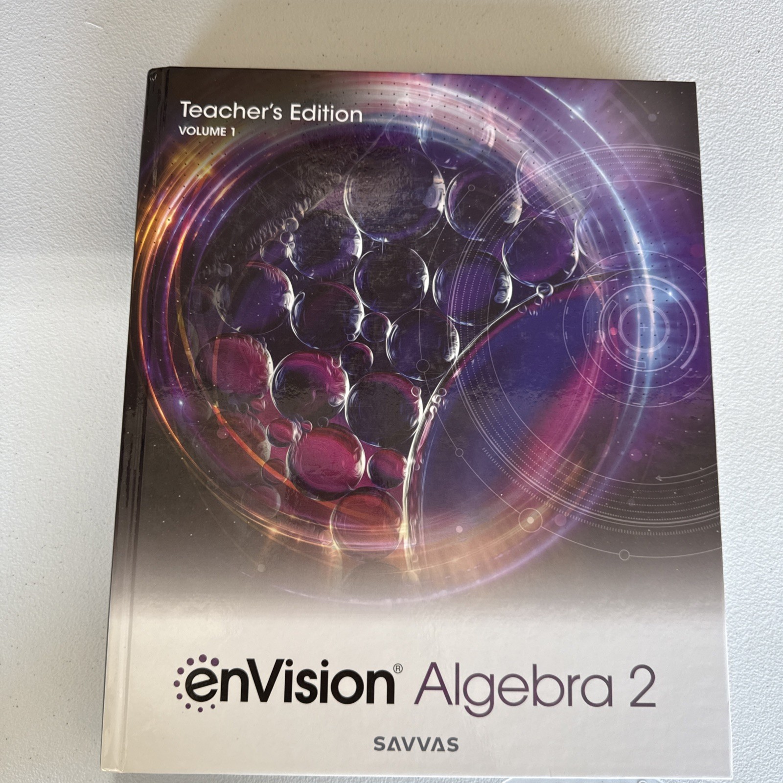 EnVision Algebra 2 Teacher Edition Volume 1 – Savvas Learning – Hardcover – 2024