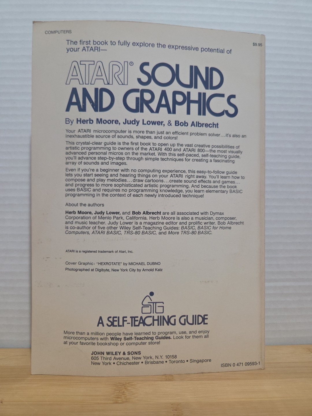 Atari Sound & Graphics A Self-Teaching Guide 1982 BASIC for Atari 400 & 800
