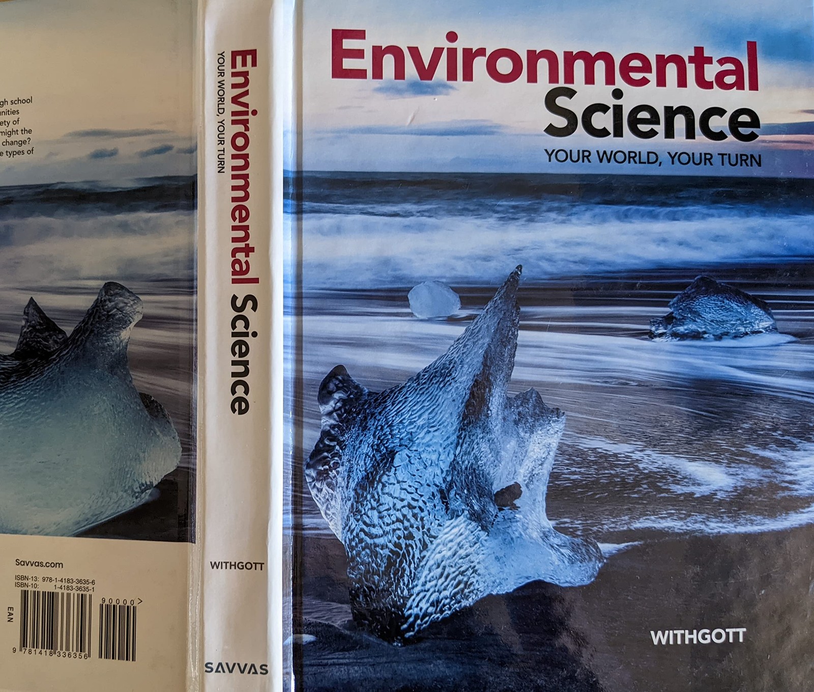 ENVIRONMENTAL SCIENCE 2021 STUDENT EDITION GRADE 9/12 BY Savvas HARDCOVER