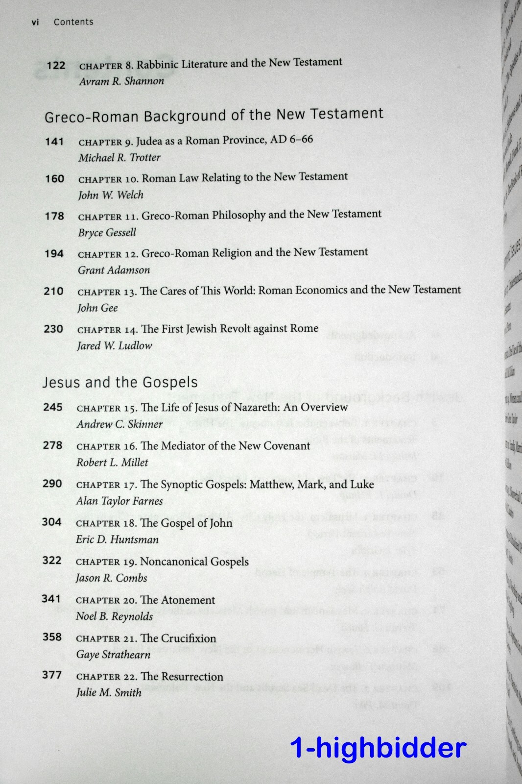 The New Testament History Culture, and Society Background to NT Texts LDS Mormon