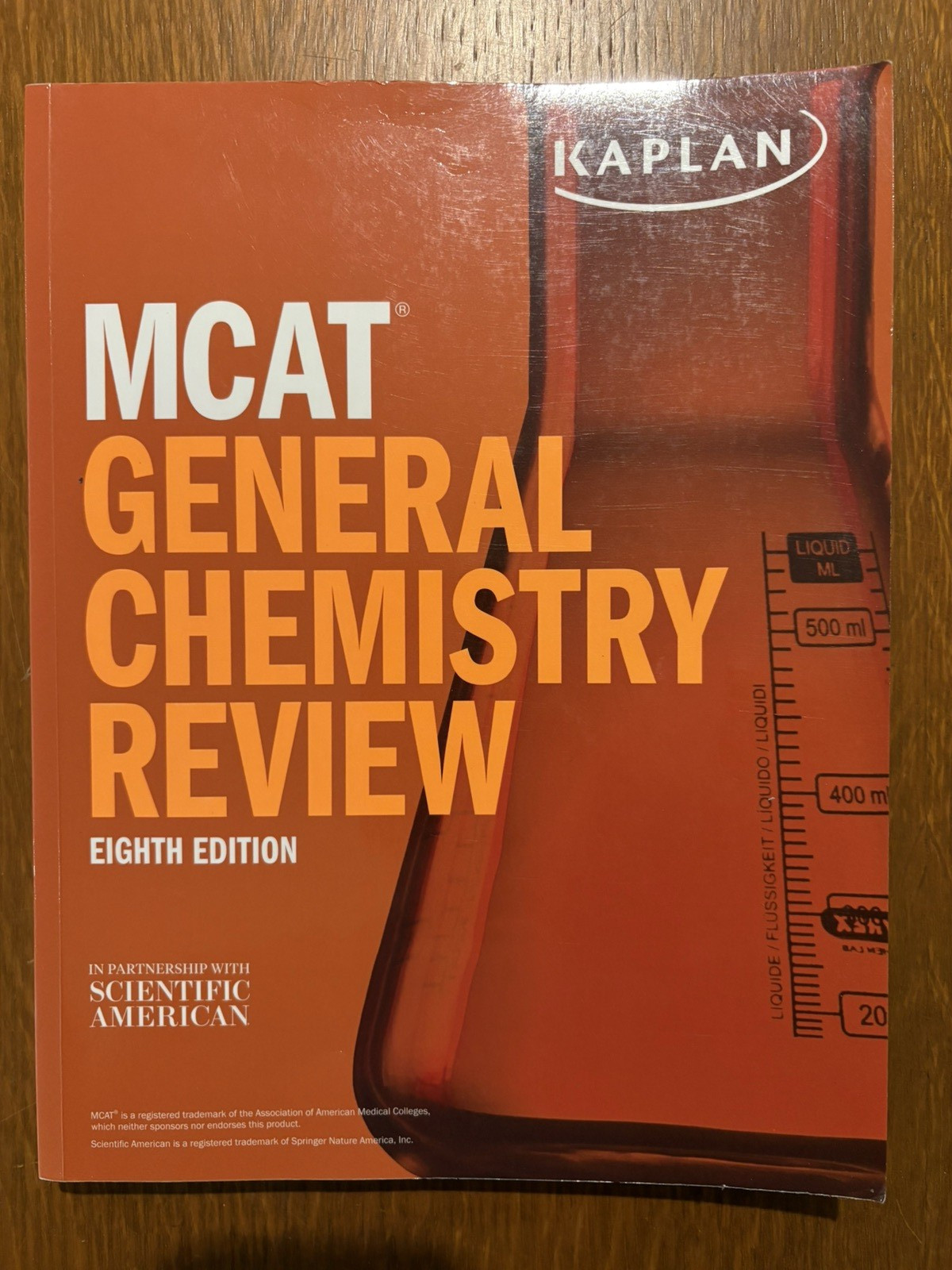 Used 2023-2024 Kaplan Mcat study book set, including notebook booklet