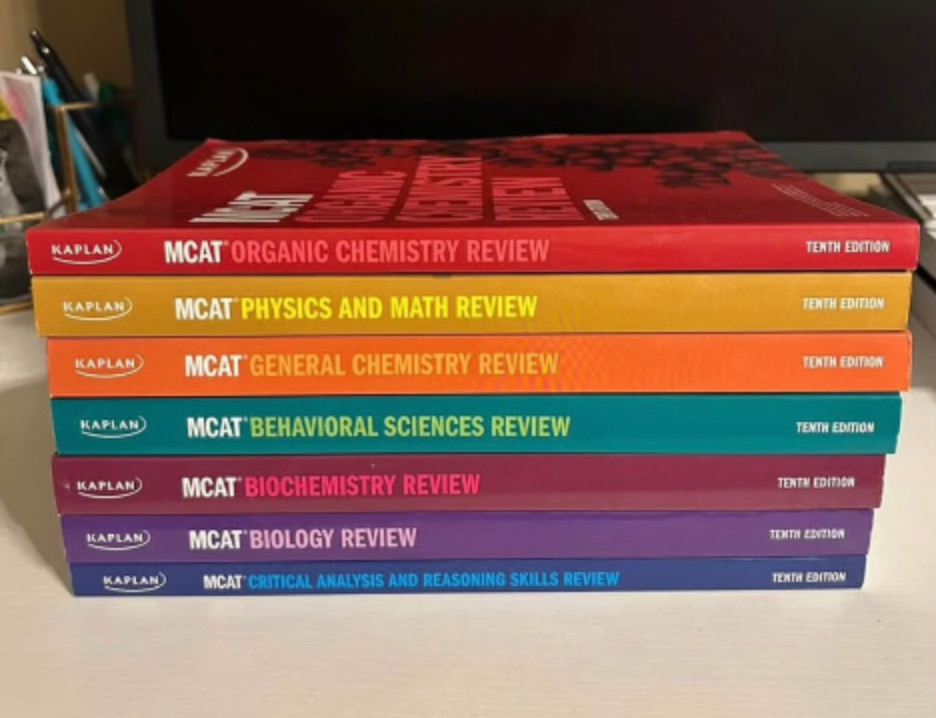 Complete Kaplan MCAT Prep Book set – 8th Edition