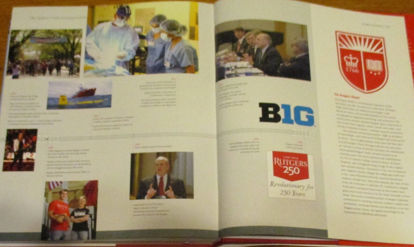 2015 Rutgers A 250th. Anniversary Portrait Book H/C + 2015 Rutgers Magazine