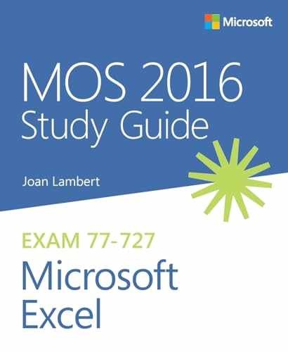 MOS 2016 Study Guide for Microsoft – Paperback, by Lambert Joan – Very Good