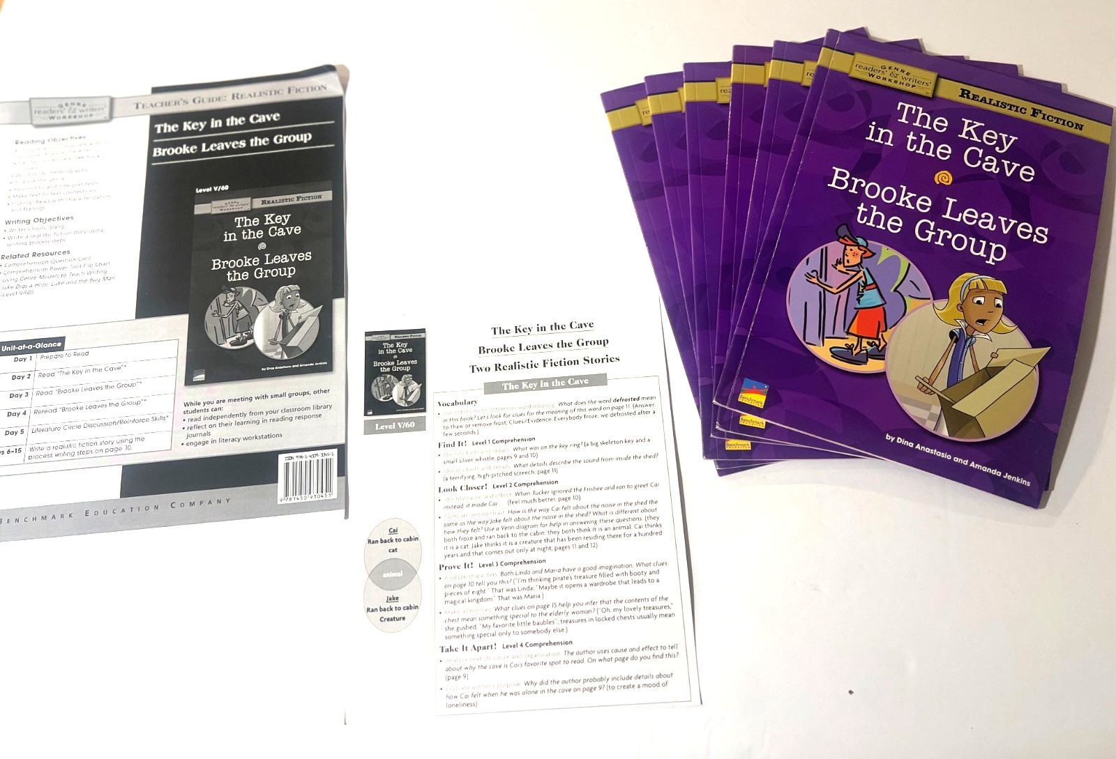 Benchmark Education The Key in the Cave / Brooke Leaves the Group – 6 Student Bo
