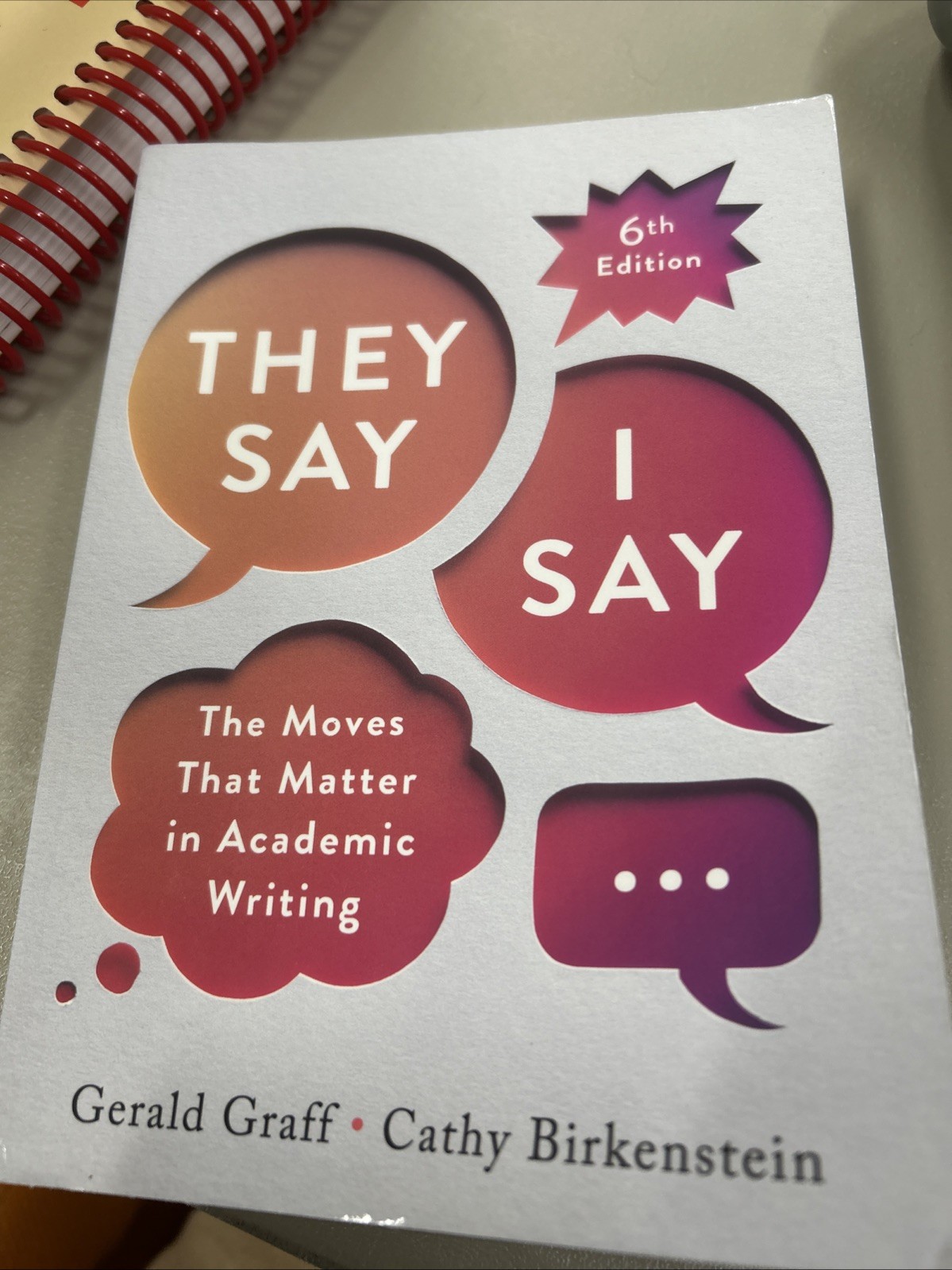 They Say / I Say Paperback) 6e