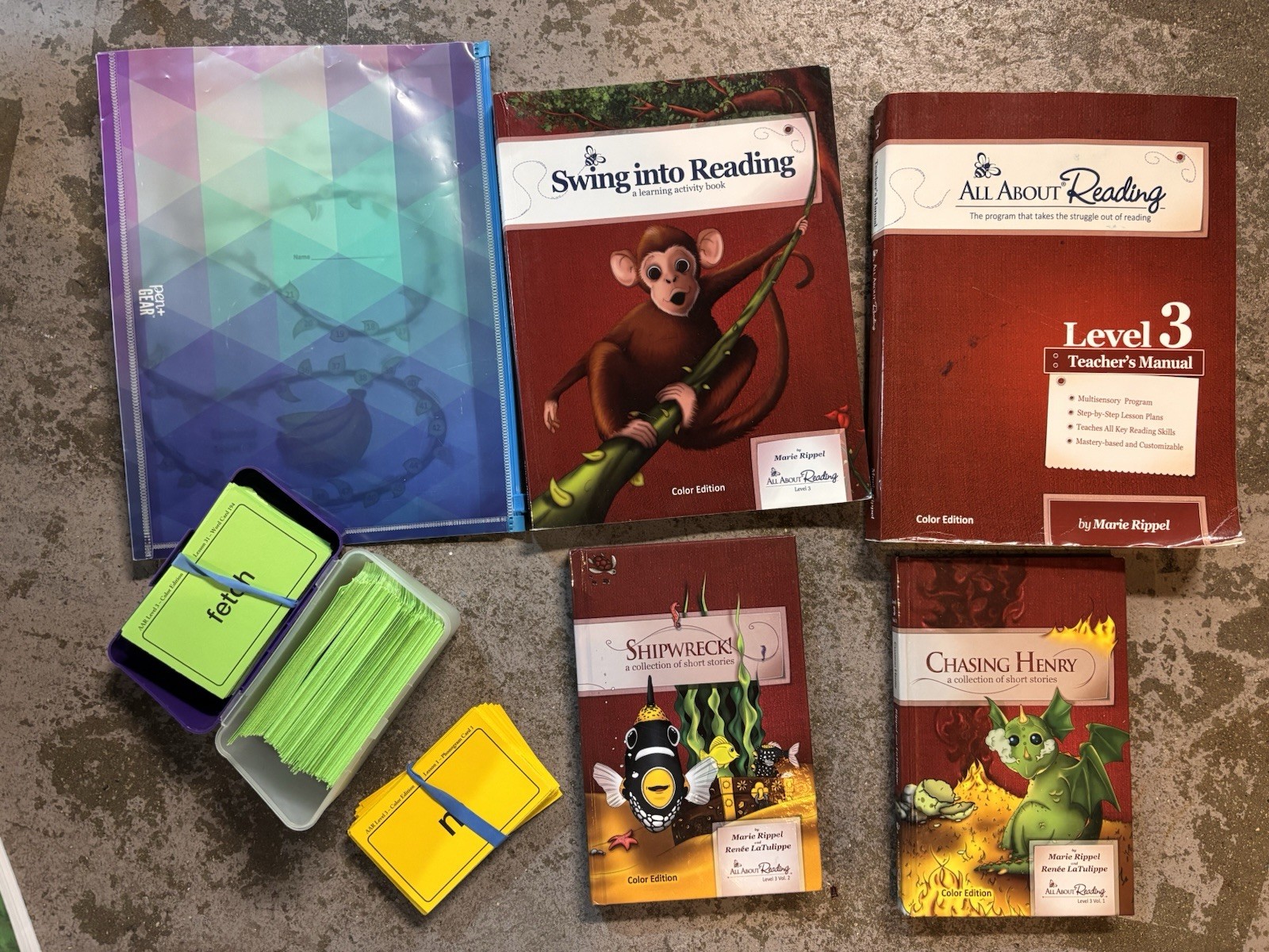 Color All About Reading Level 3 Teacher’s Manual, Activity Book, Readers