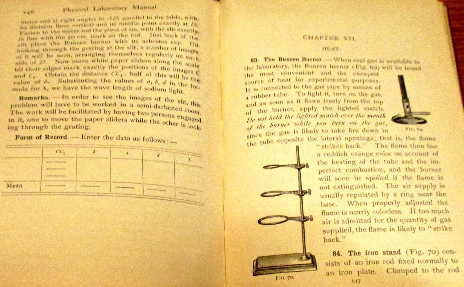 1903 Physical Laboratory Manual Science Text Books H. N. Chute H/C 267 Pages