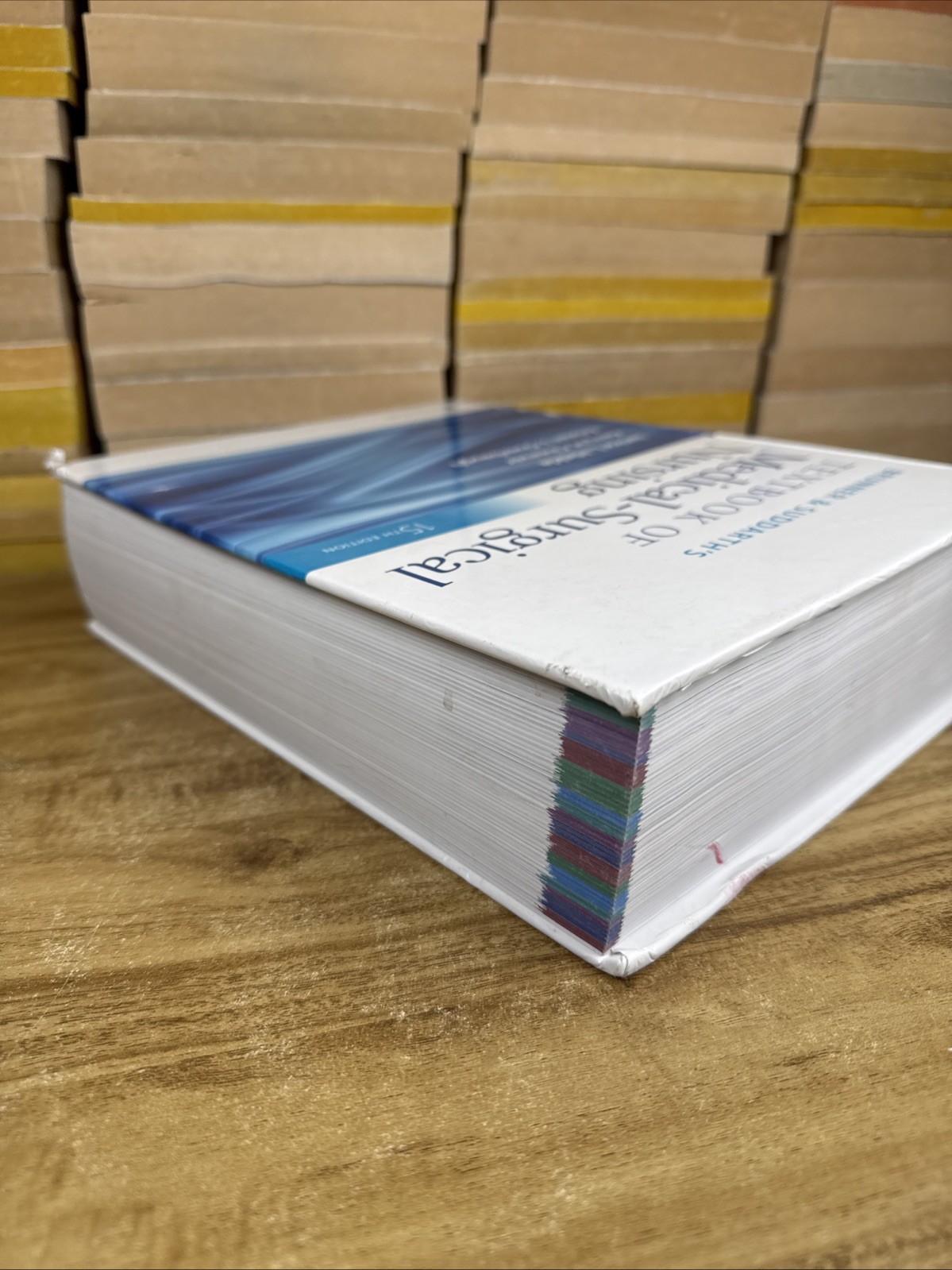 Brunner Suddarths Textbook of Medical-Surgical Nursing – Hardcover – ACCEPTABLE