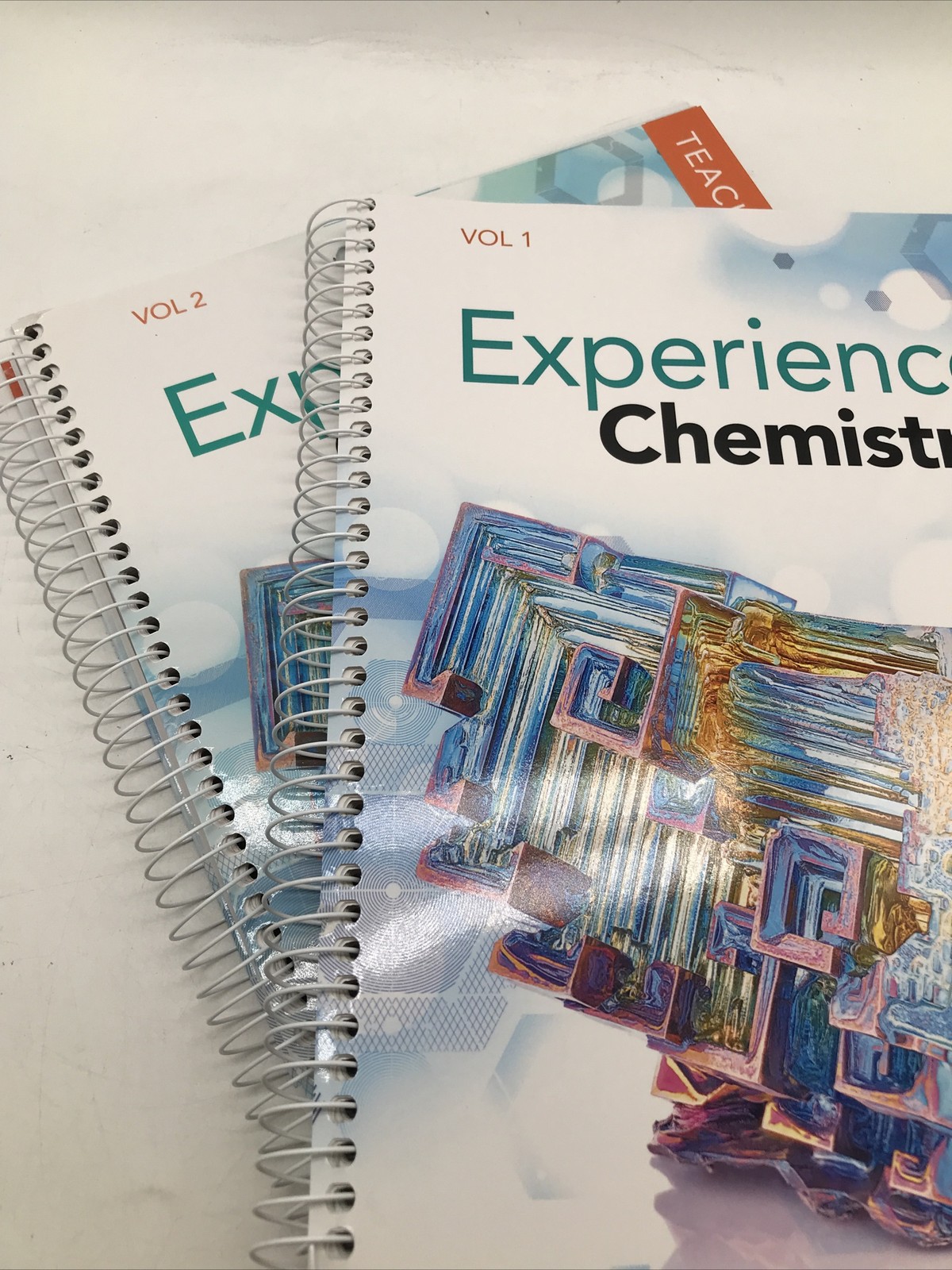 Set of 2 Experience Chemistry, Volume 1 & Volume 2-Teacher Guide Spiral-bound