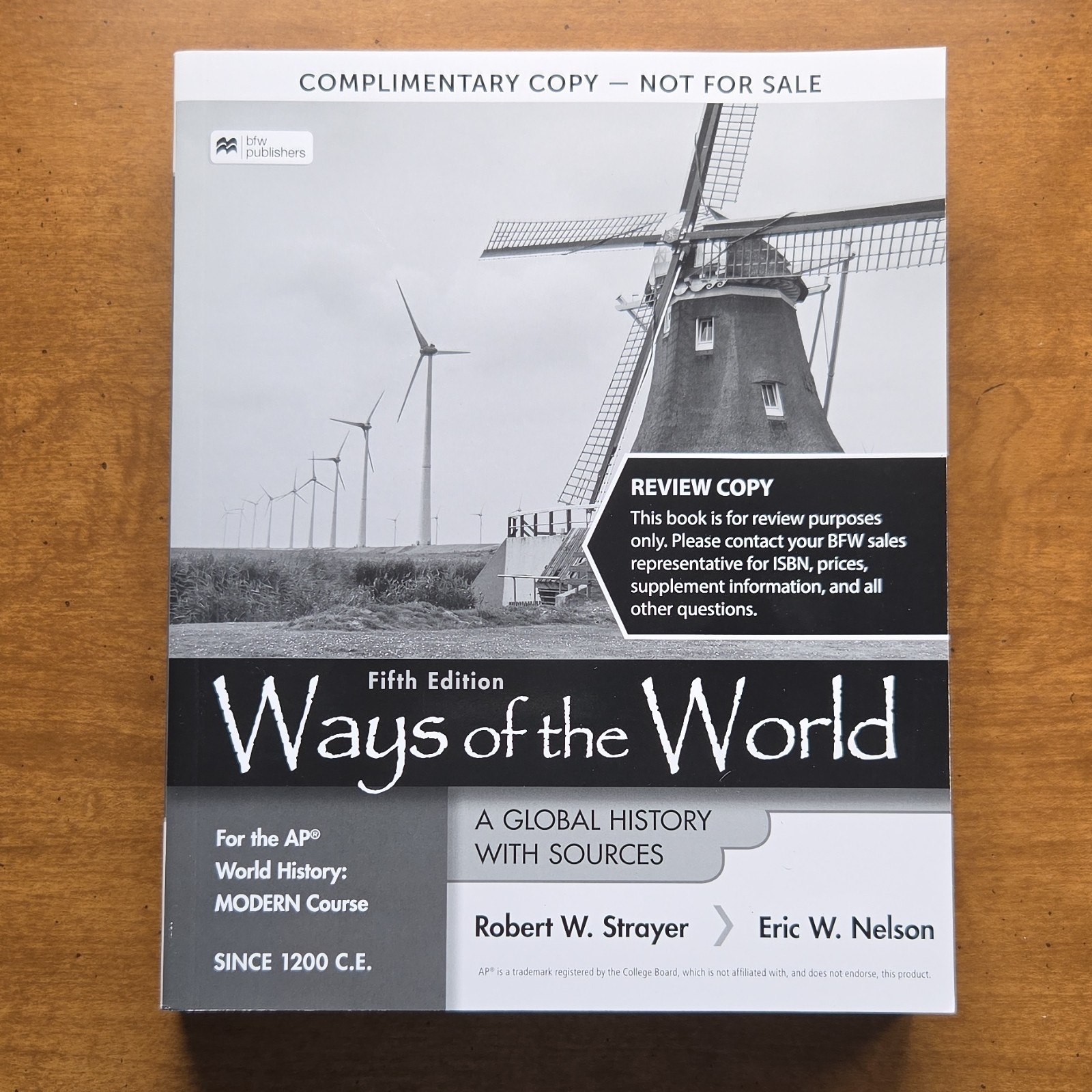 BFW Ways of the World 5th Ed AP World History Modern Paperback Strayer 2021