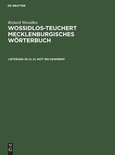 Not2 Bis Oewerrip (Hardback)