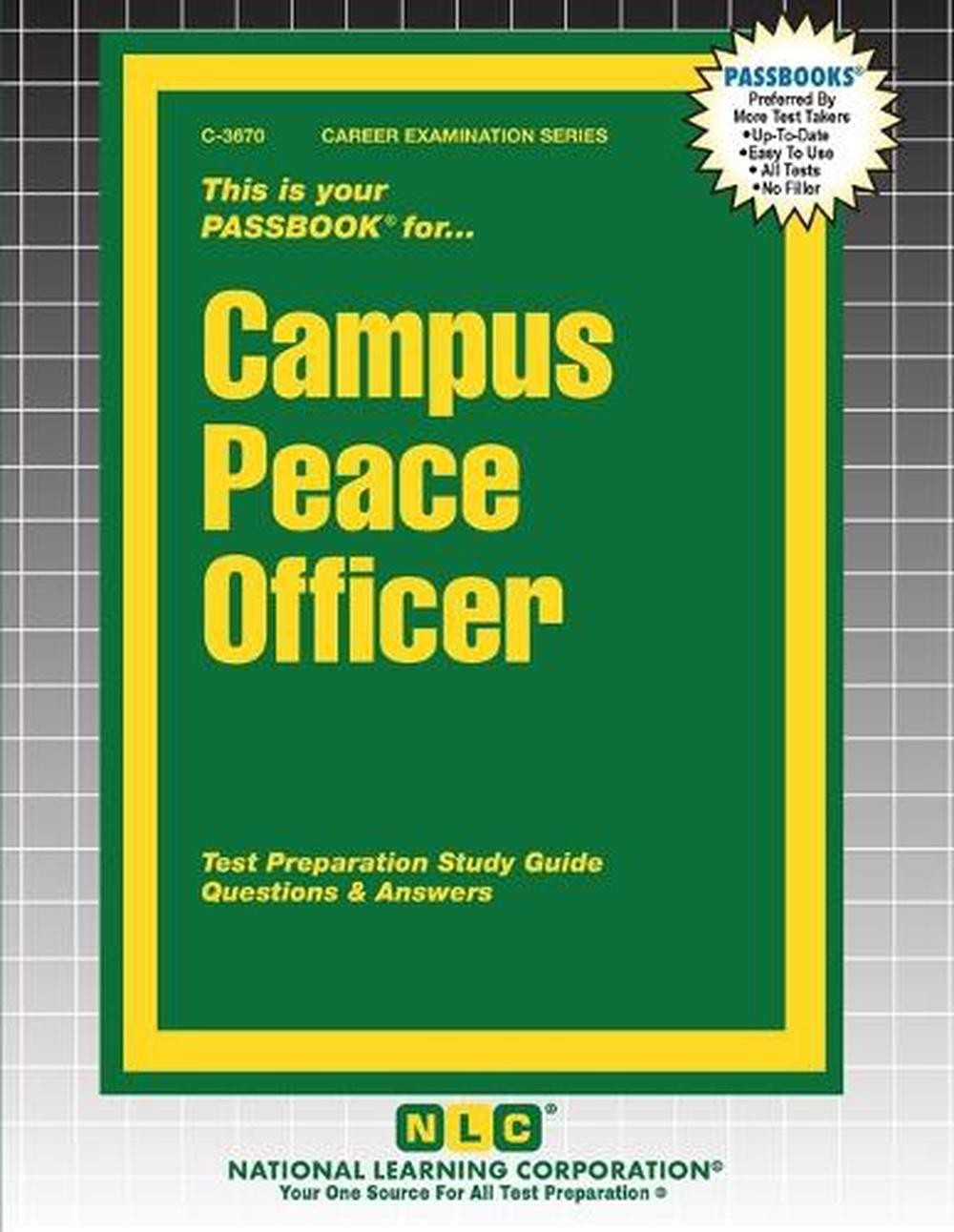 Campus Peace Officer by Passbooks Paperback Book