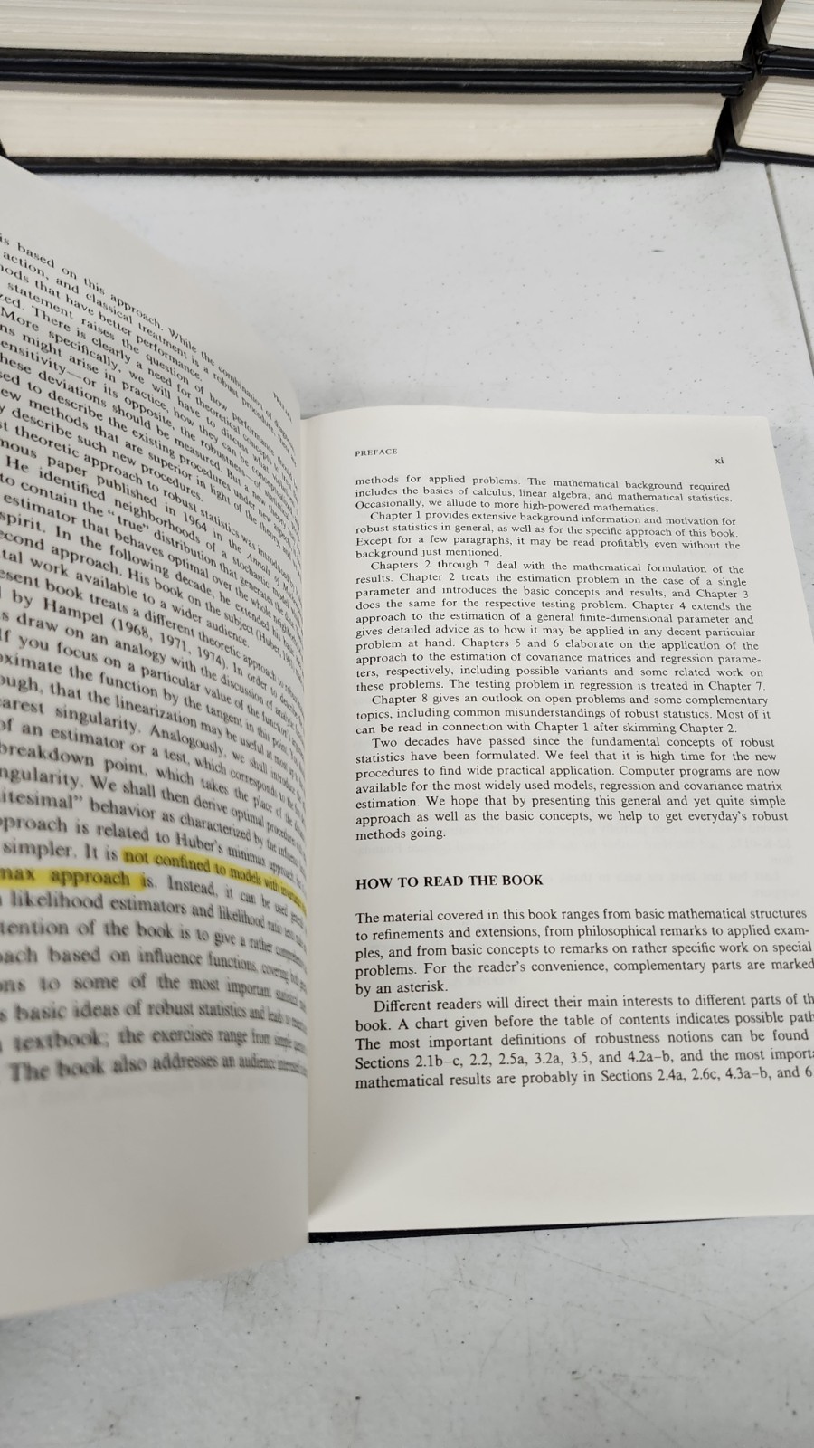 Robust Statistics: The Approach Base… by Hampel, Frank Wile Harscover 1986