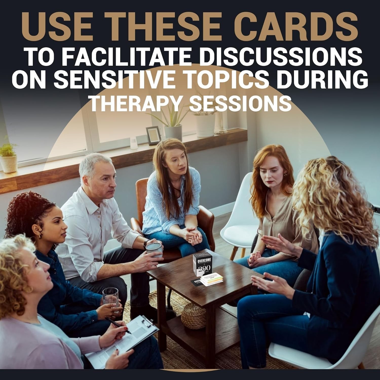 Durable Addiction Recovery Flash Cards – 200 Prompts for Group Therapy Sessions