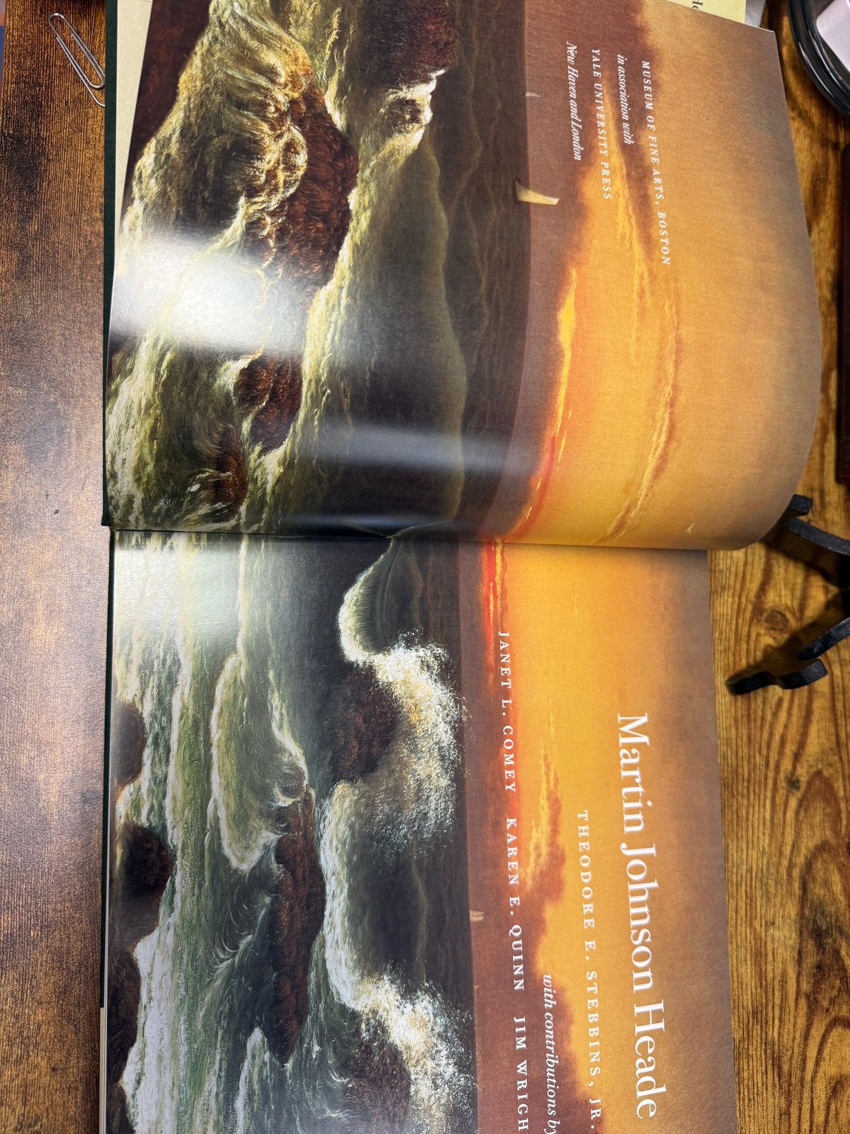 Martin Johnson Heade Stebbins Hardcover Art Book Yale University Press 1st Ed DJ