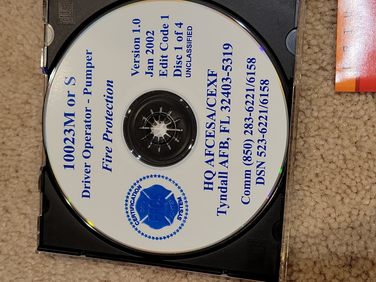 DRIVER / OPERATOR PUMPER 4 DISC SET VERSION 1.0 JAN 2002