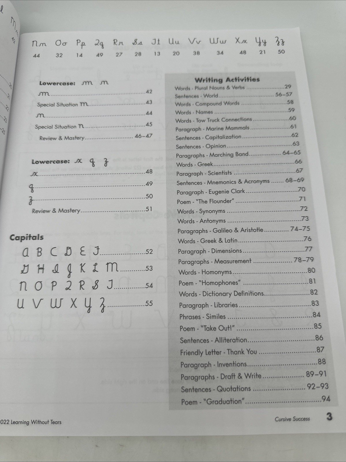 Handwriting Without Tears – Cursive Success by Learning Without Tears – NEW