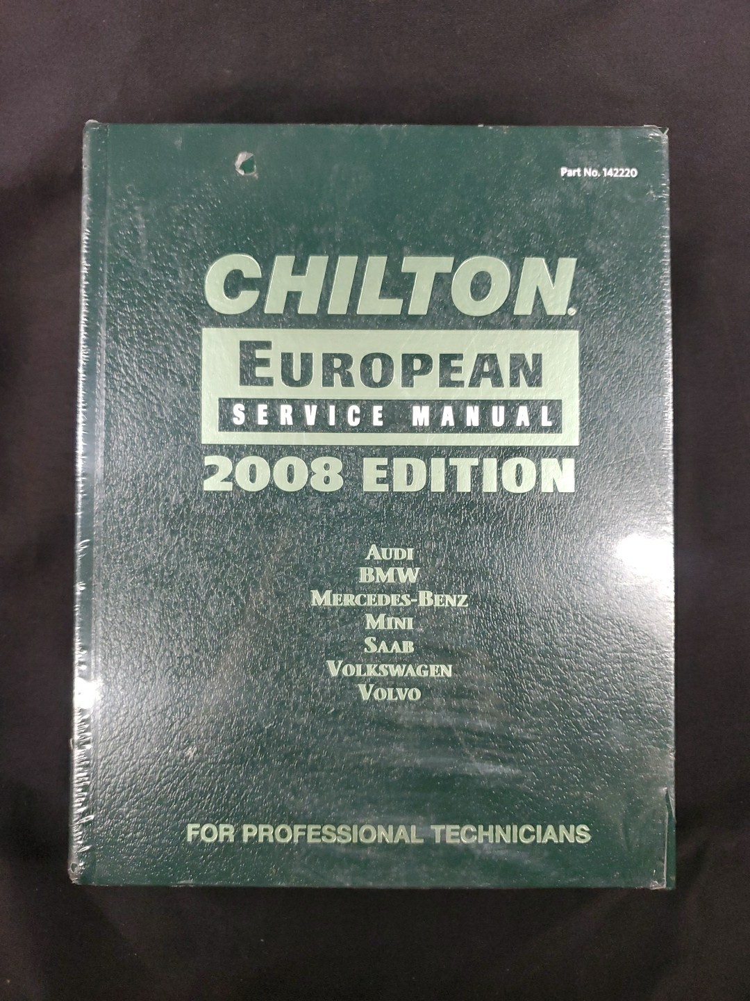 Chilton European Service Manual: Audi, BMW, Mercedes-Benz, MINI, New Sealed Book
