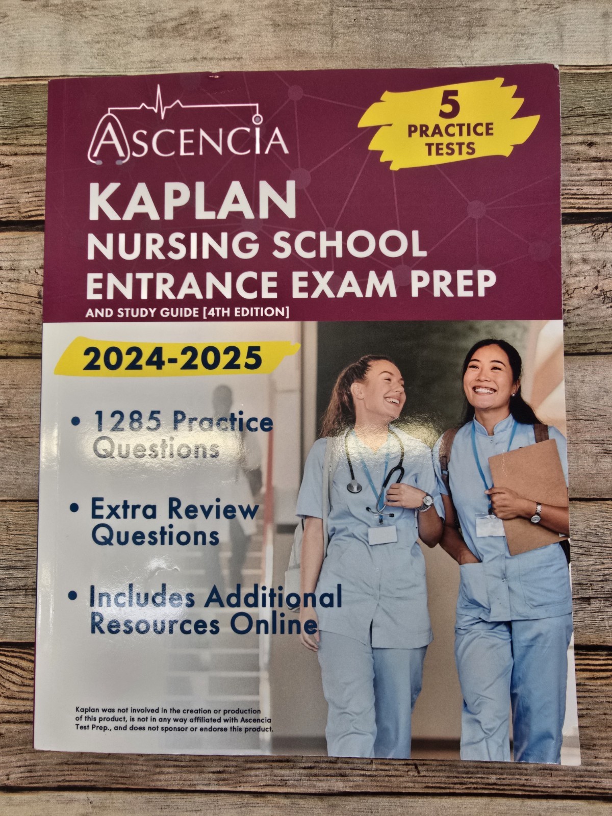 Kaplan Nursing School Entrance Exam Prep 2024-2025: 1,285 Practice Questions