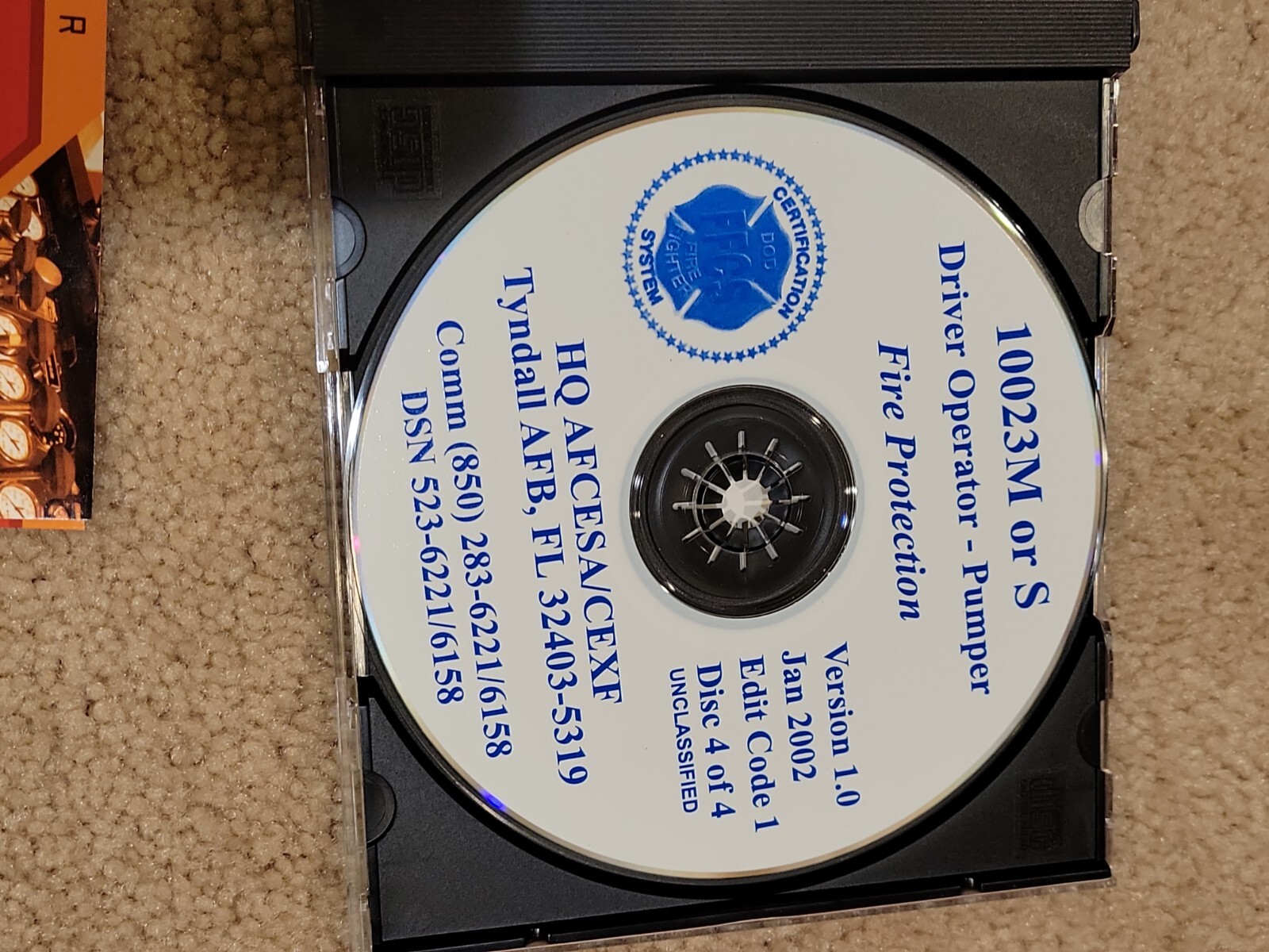 DRIVER / OPERATOR PUMPER 4 DISC SET VERSION 1.0 JAN 2002