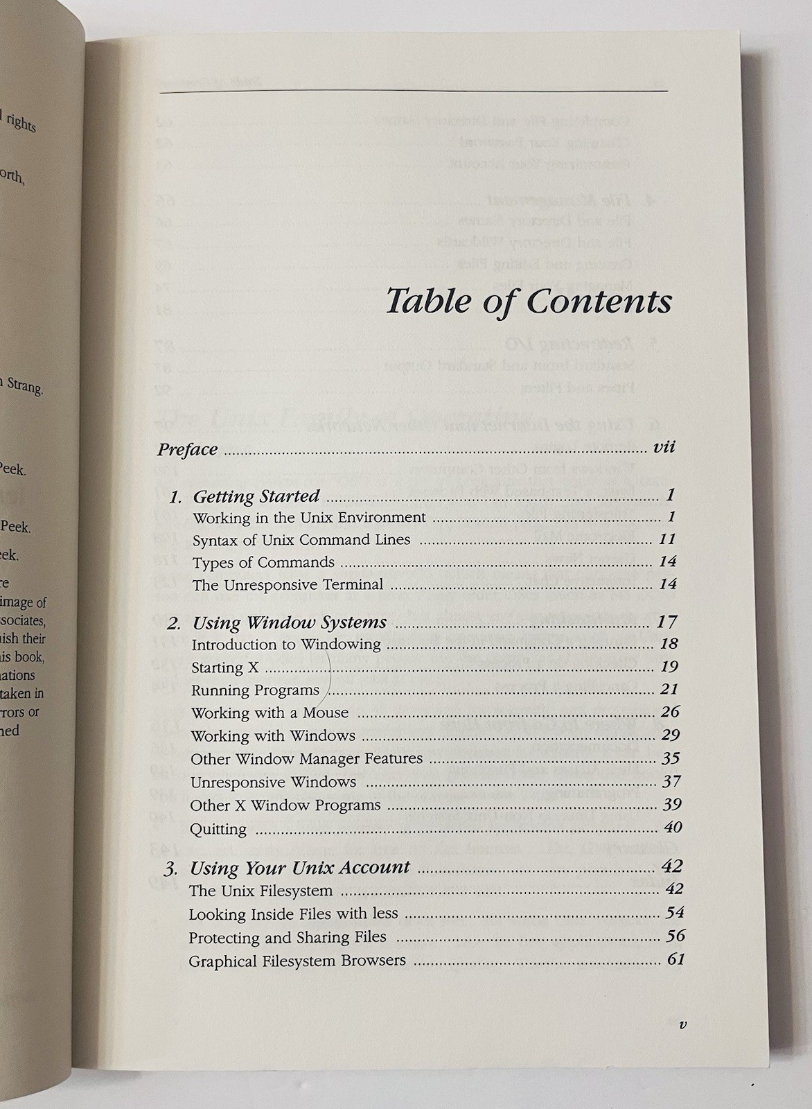 Learning the Unix Operating System 5th Ed O’Reilly Peek Todino Strang PB 2002 VG