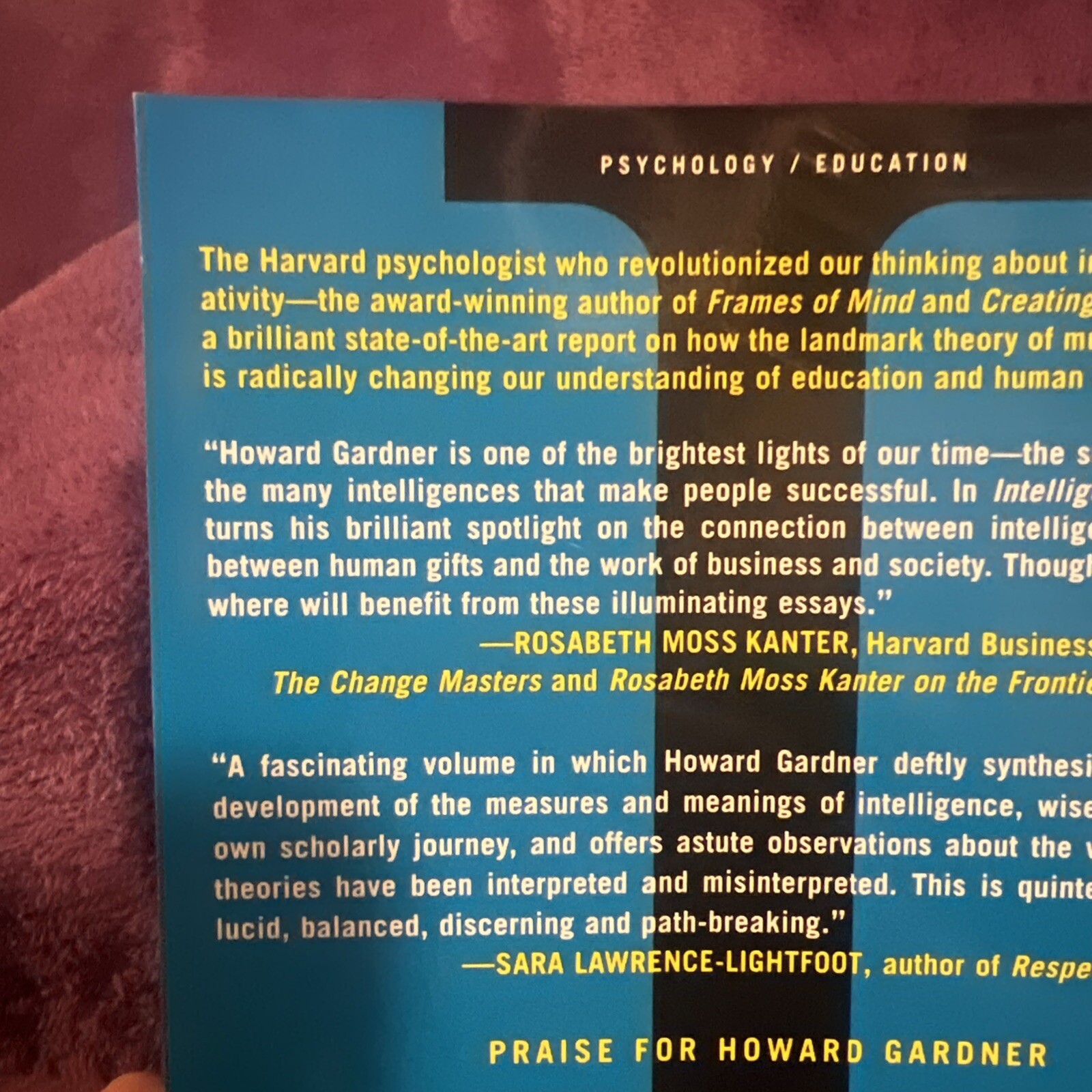 Intelligence Reframed: Multiple In- paperback, 0465026117, Howard E Gardner, new
