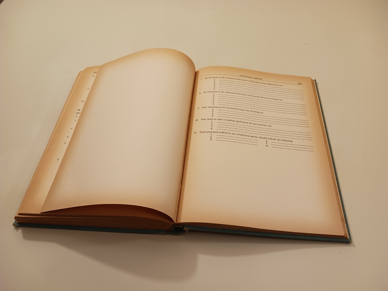 Mosby’s Review of Practical Nursing Hardback 2nd Edition 1957 Vintage Rare