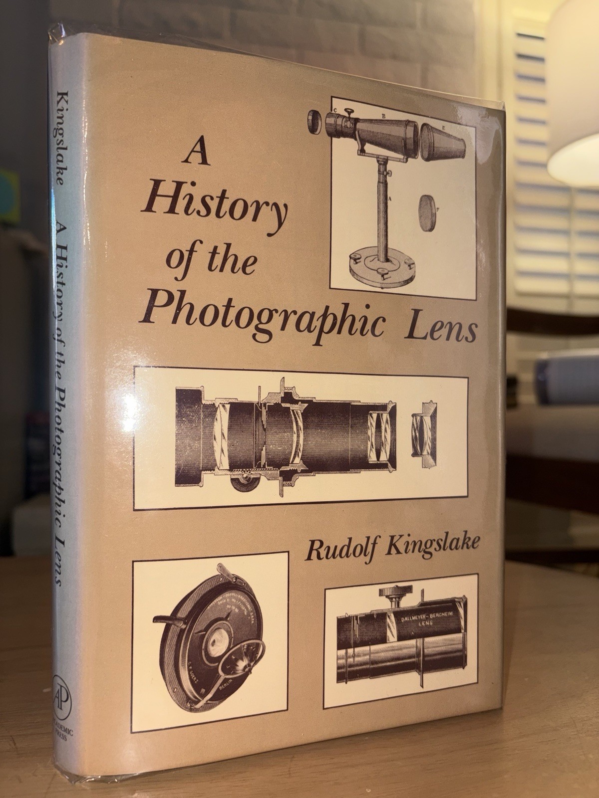 A History of the Photographic Lens Kingslake 1989 HC DJ Academic Press 1st Ed
