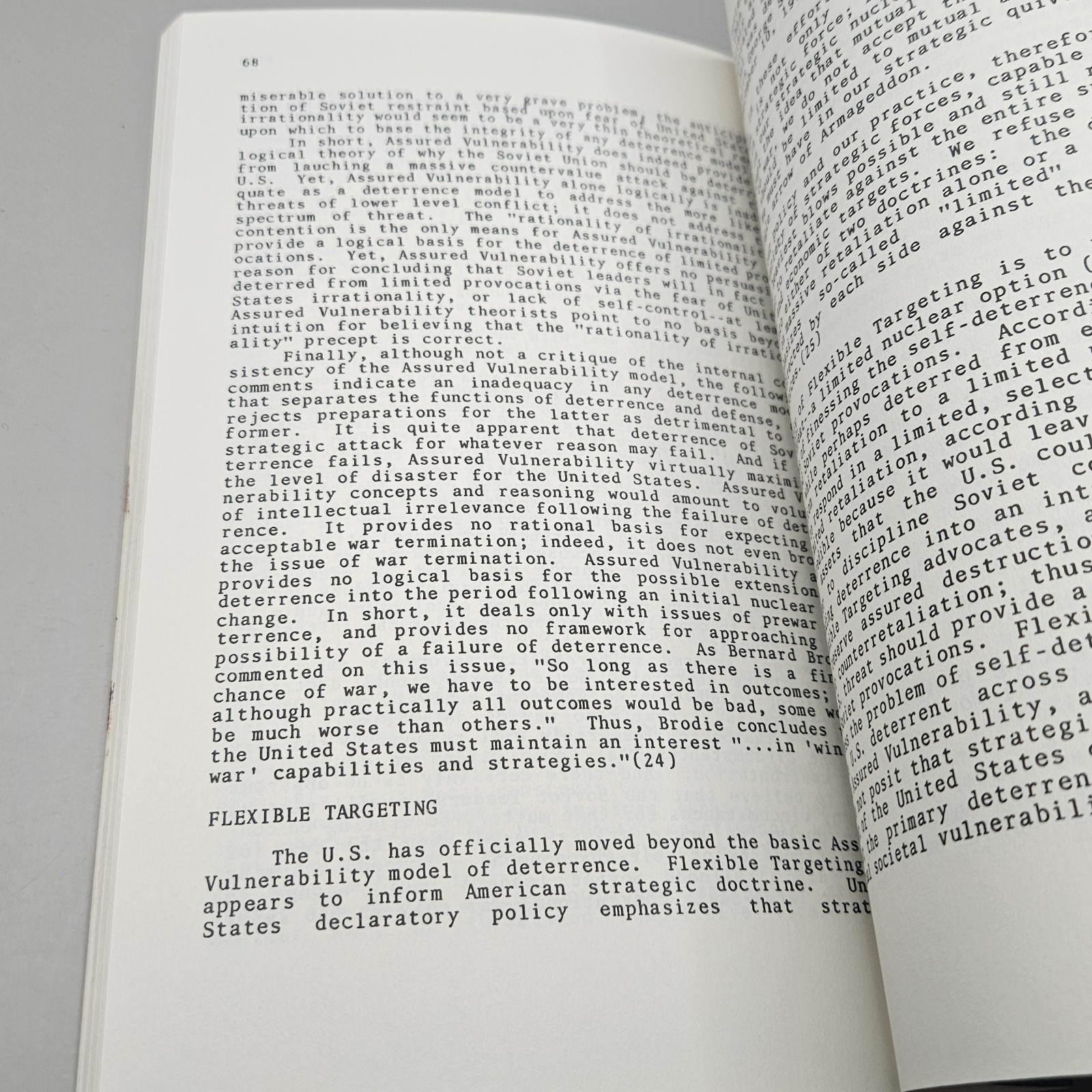 NUCLEAR DETERRENCE IN U.S.-SOVIET RELATIONS (WESTVIEW By Keith B Payne
