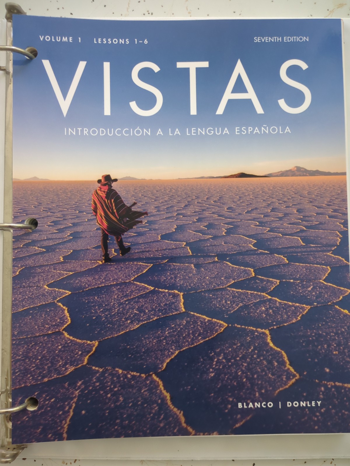 Vistas (7th Edition) No Access Code – Loose Leaf, by José A. Blanco Pre-owned