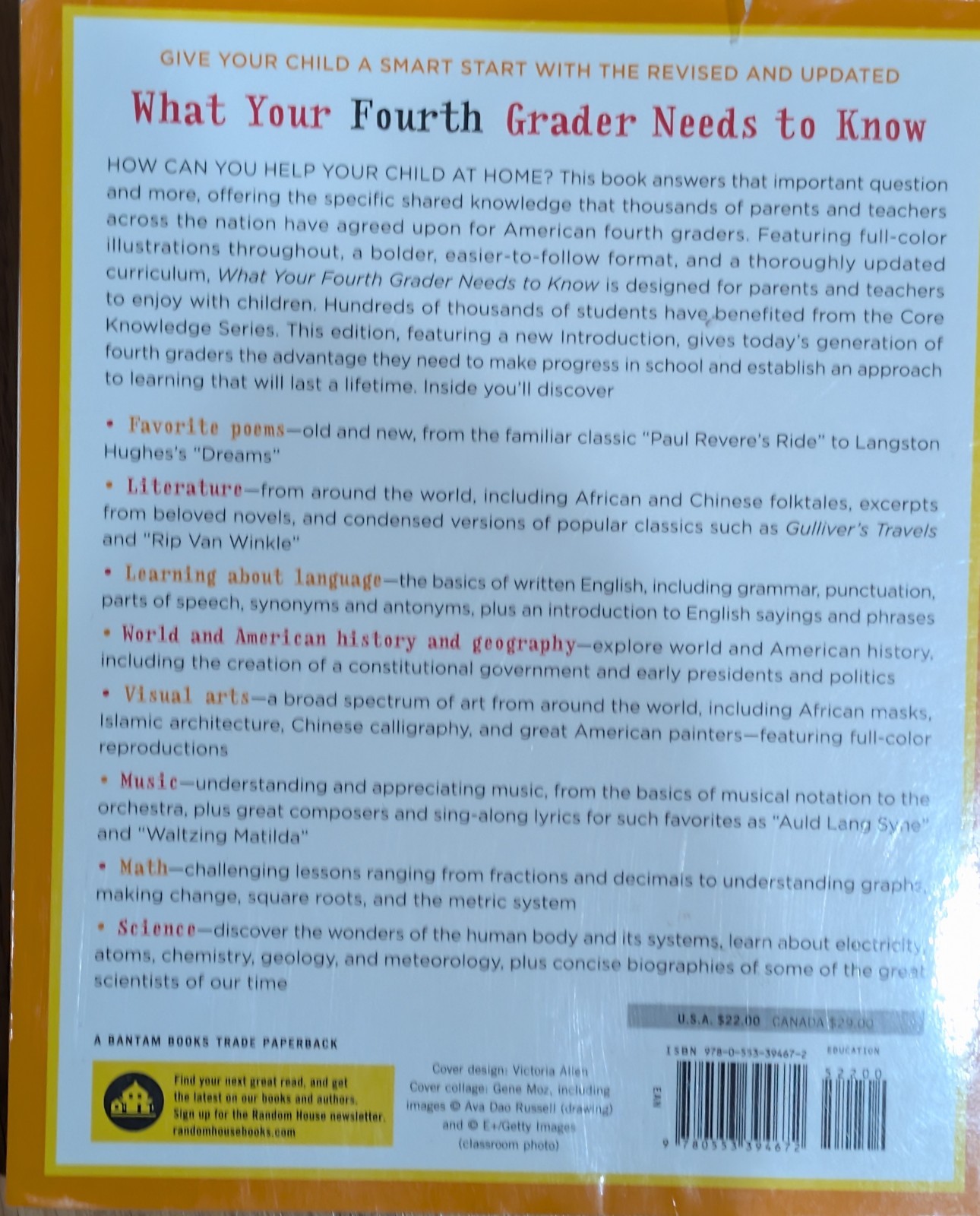 The Core Knowledge Ser.: What Your Fourth Grader Needs to Know (Revised and…