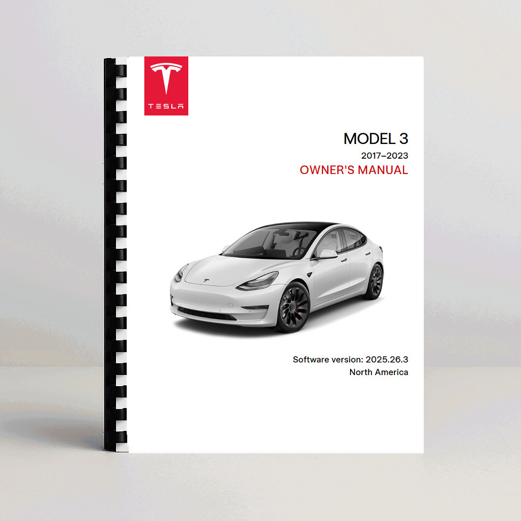 Tesla Model 3 Owner’s Manual 2017-2023
