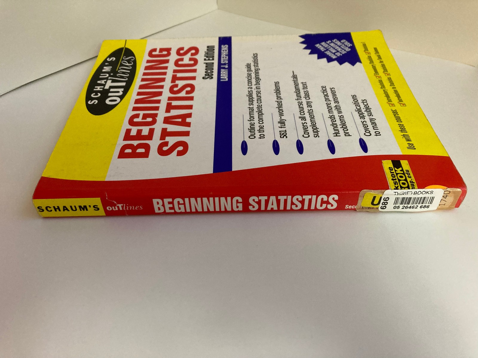 Schaum’s Outlines’ Beginning Statistics, 2nd Edition by Larry J. Stephens