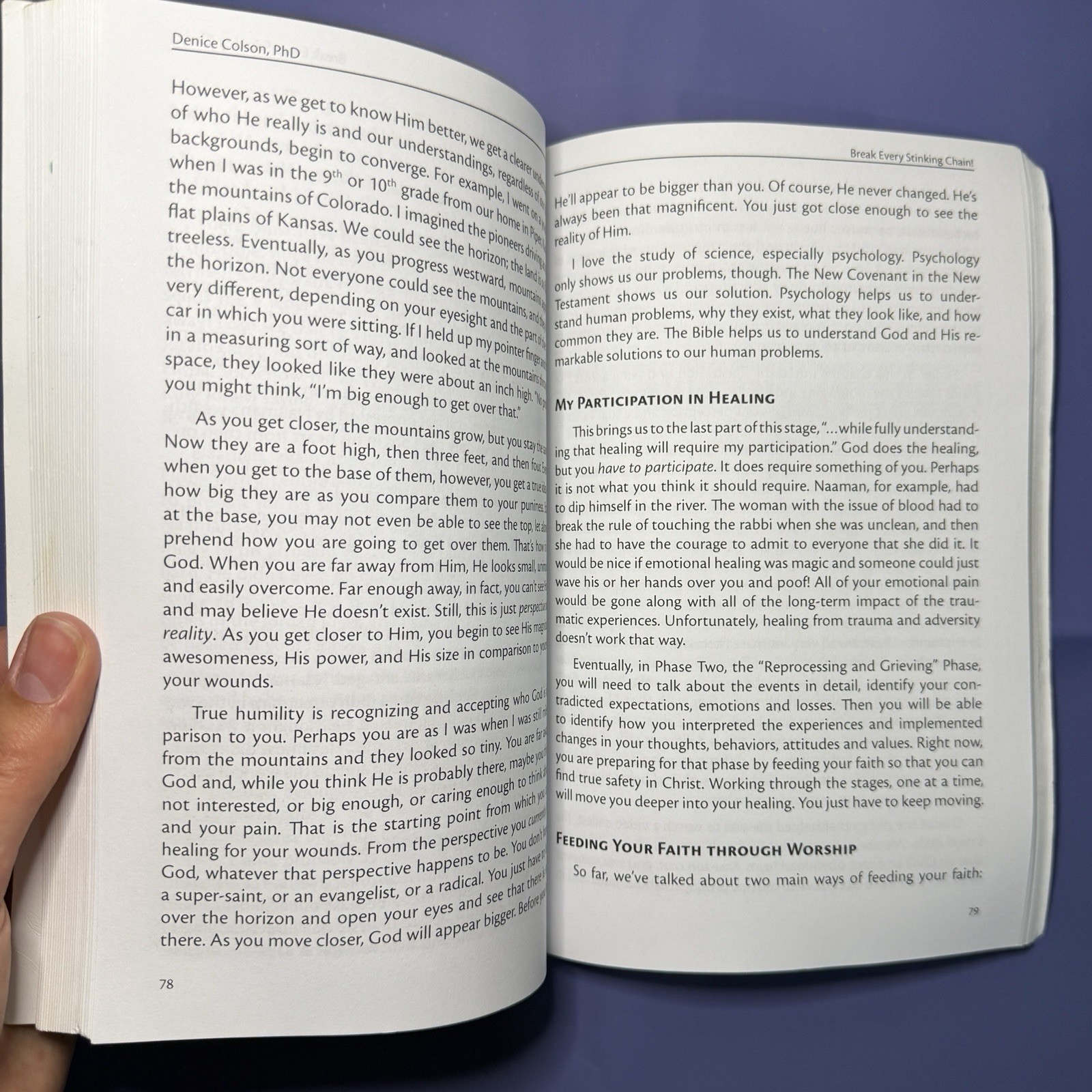 Break Every Stinking Chain! Workbook: Healing for Hidden Wounds – VERY GOOD