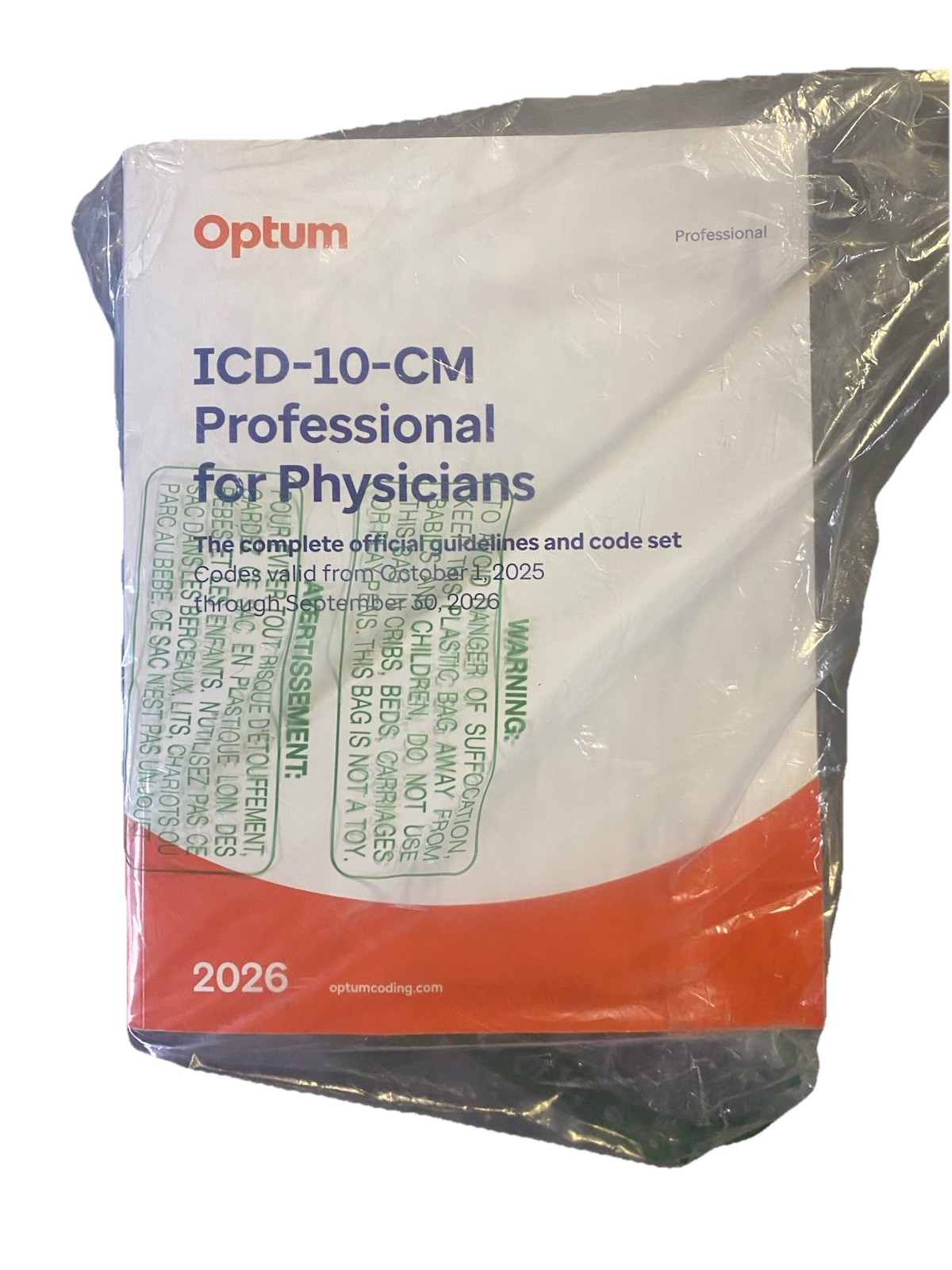 ICD-10-CM Professional for Physicians 2026 Optum Spiral Bound Medical Book