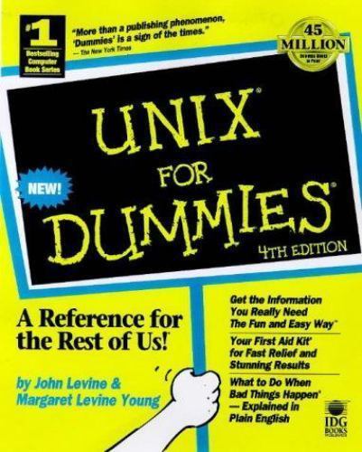 UNIX For Dummies, Levine, John R.,Young, Margaret Levine, New Book