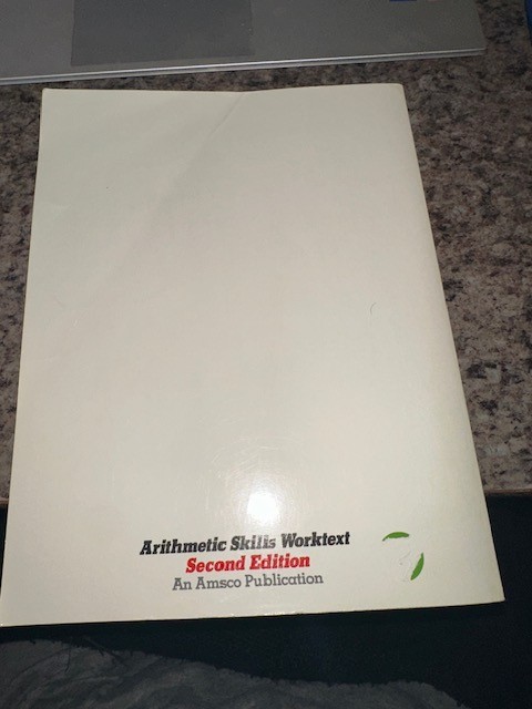 Arithmetic Skills Workout Second Edition by Goozner – Amsco – 2nd Edition
