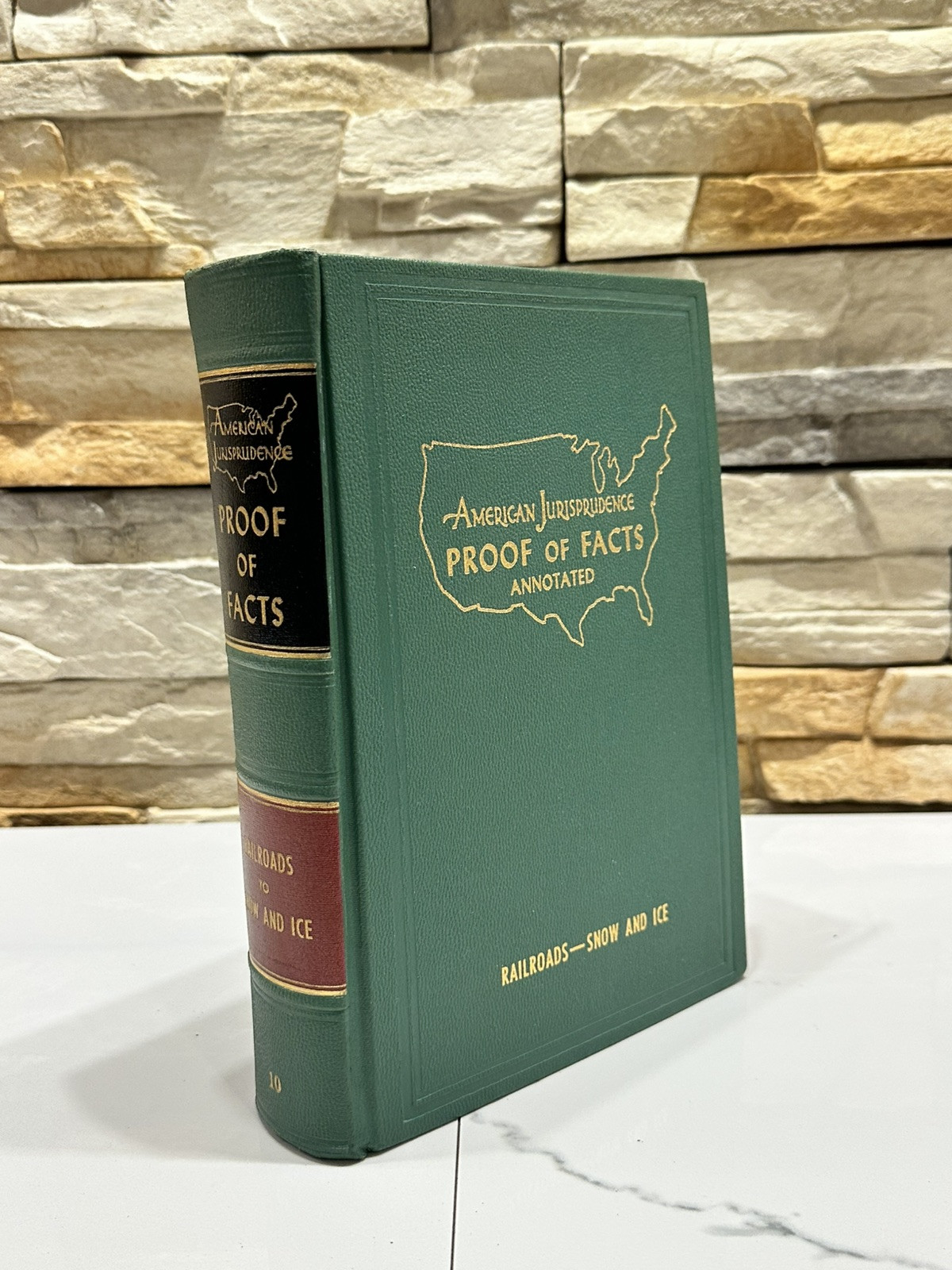 American Jurisprudence Proof Of Facts Annotated Vol 10 Railroads To Snow And Ice