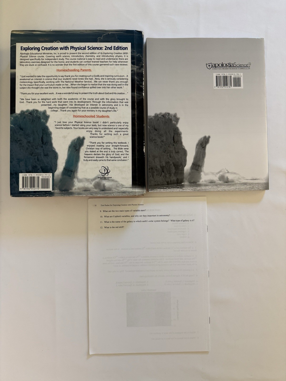 Exploring Creation with Physical Science 2nd Edition Set Apologia Jay Wile