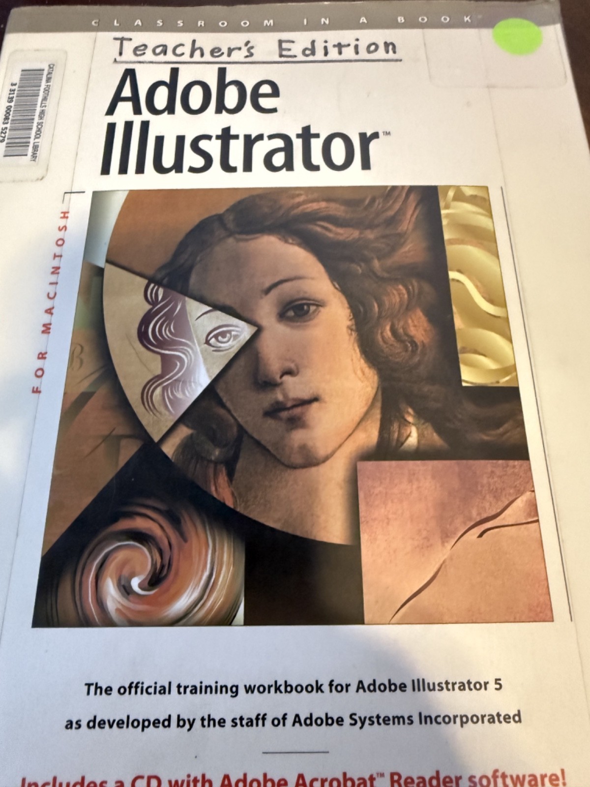 Adobe Illustrator for Windows w/ CDROM (Classroom in a Book) Version 4 WIN 1994