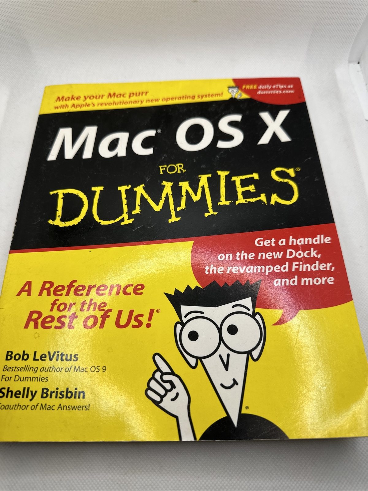 Mac OS X for Dummies, Shelly Brisbin and Bob Le Vitus 2001 Reference 360 pgs
