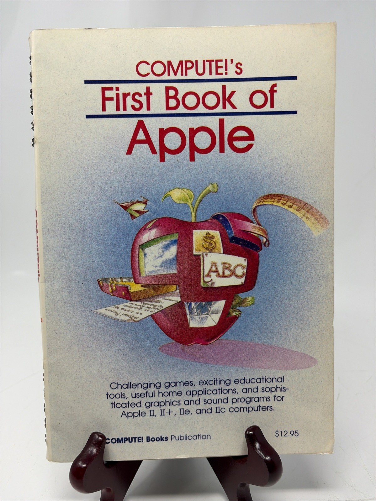 COMPUTE!’S First Book of APPLE 1984 spiral paperback ISBN 9780942386691 .