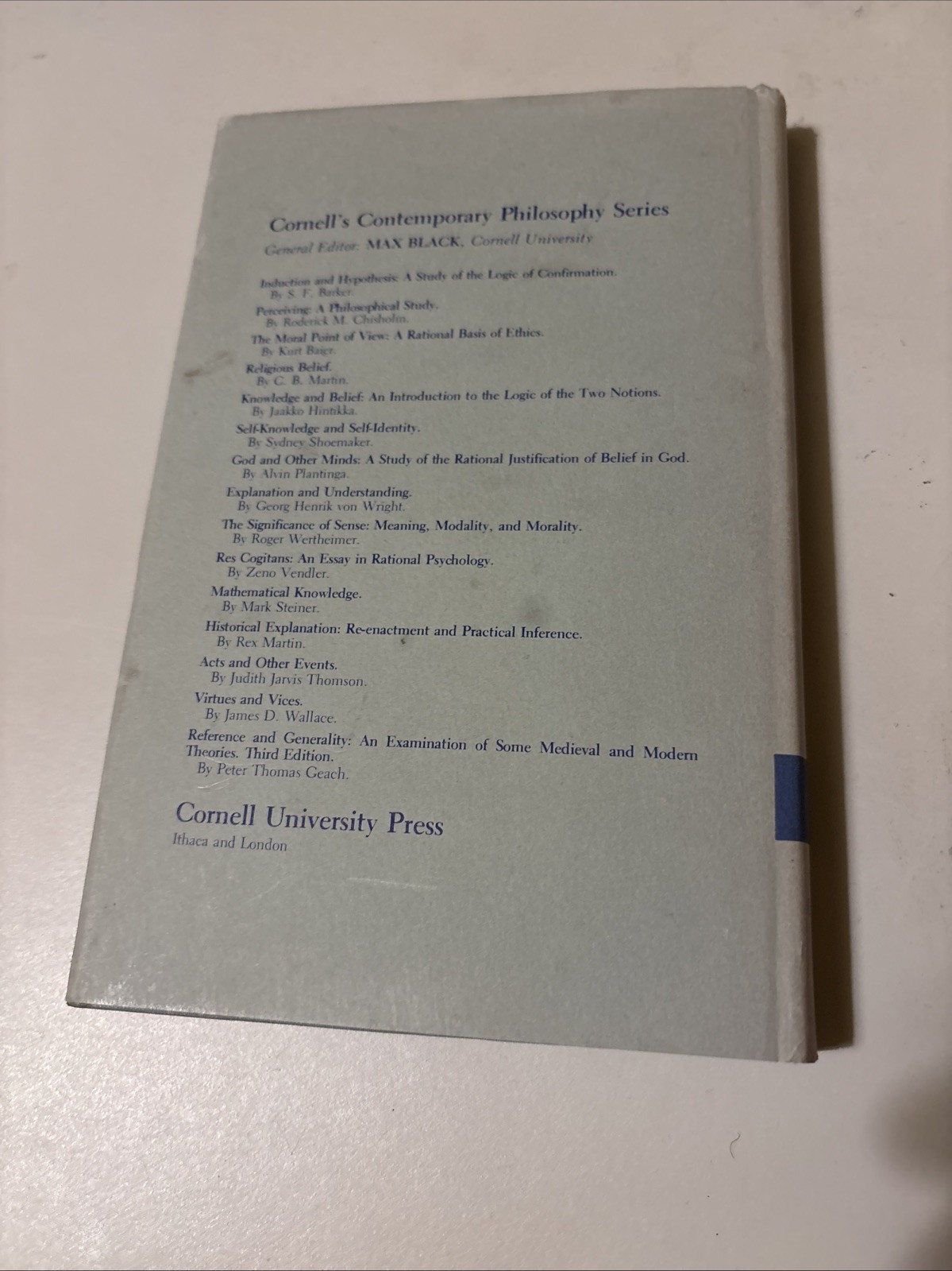 Reference and Generality: An Examination of Some Medieval and Modern Theorie…