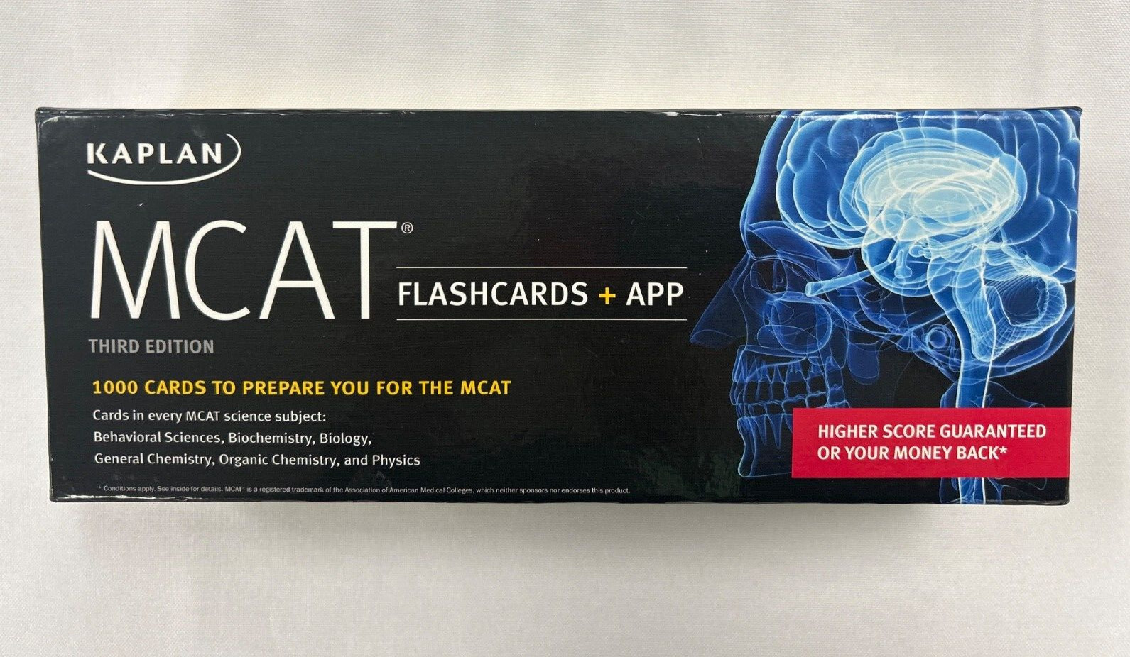Kaplan MCAT Flashcards + App Third Edition by Kaplan Test Prep